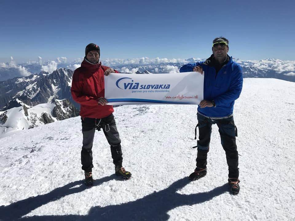 Banner Via Slovakia na vrchole